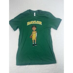 Baylor Bears T-Shirt Men's‎ Medium Green Graphic Tee Basketball Keyonte George